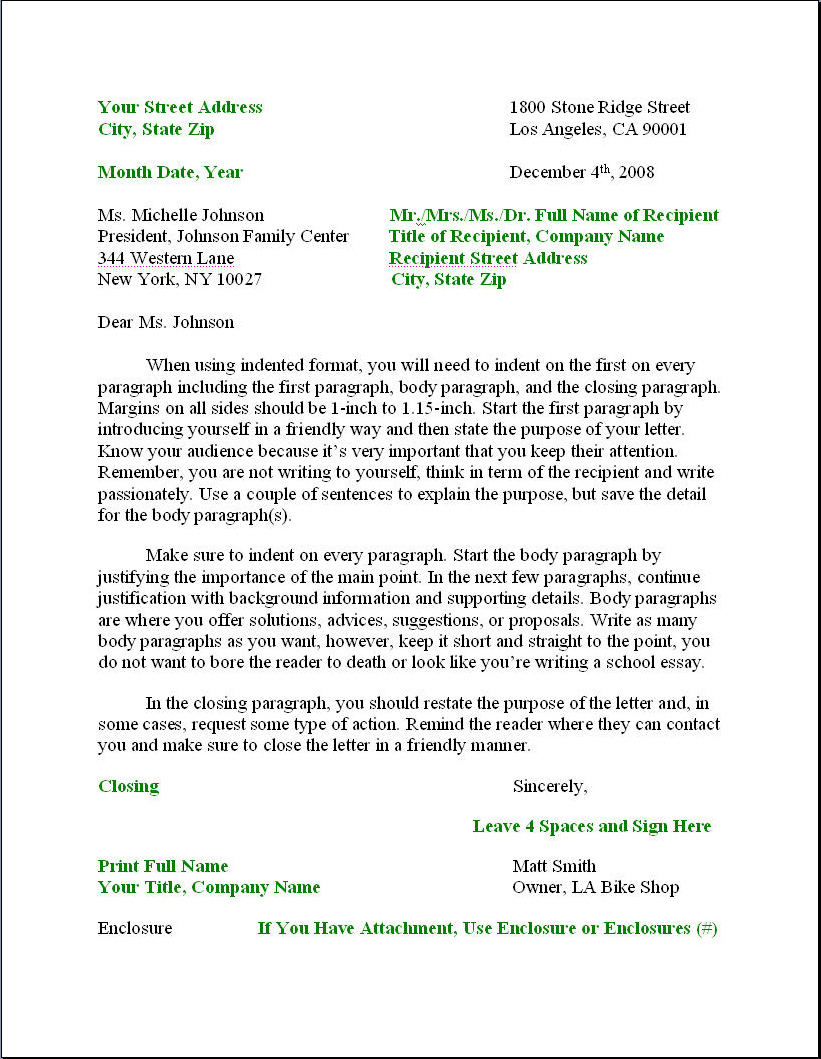 business-letter-format-formal-writing-sample-template-layout